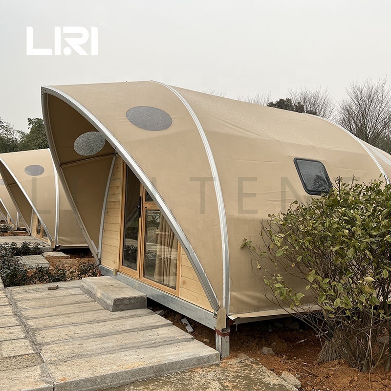 Outdoor Waterproof Large Luxury Hotel Resort Glamping Family Tents with Bathroom