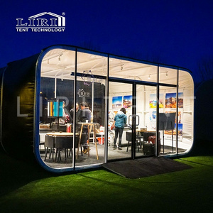 Luxury Modular Box Capsule Cube Hotel Glamping Tent for Stores