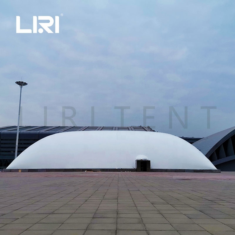 Air Supported Inflatable Membrane Structure Dome Building Ice Hockey and Skating Rink Hall