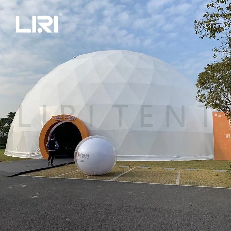 Clear Cover Geodesic Dome Event Party Tent for Restaurant Outdoor Dining Glamping Philippines