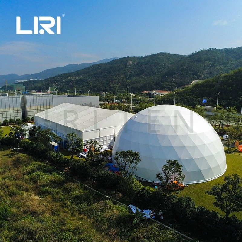 Clear Cover Geodesic Dome Event Party Tent for Restaurant Outdoor Dining Glamping Philippines