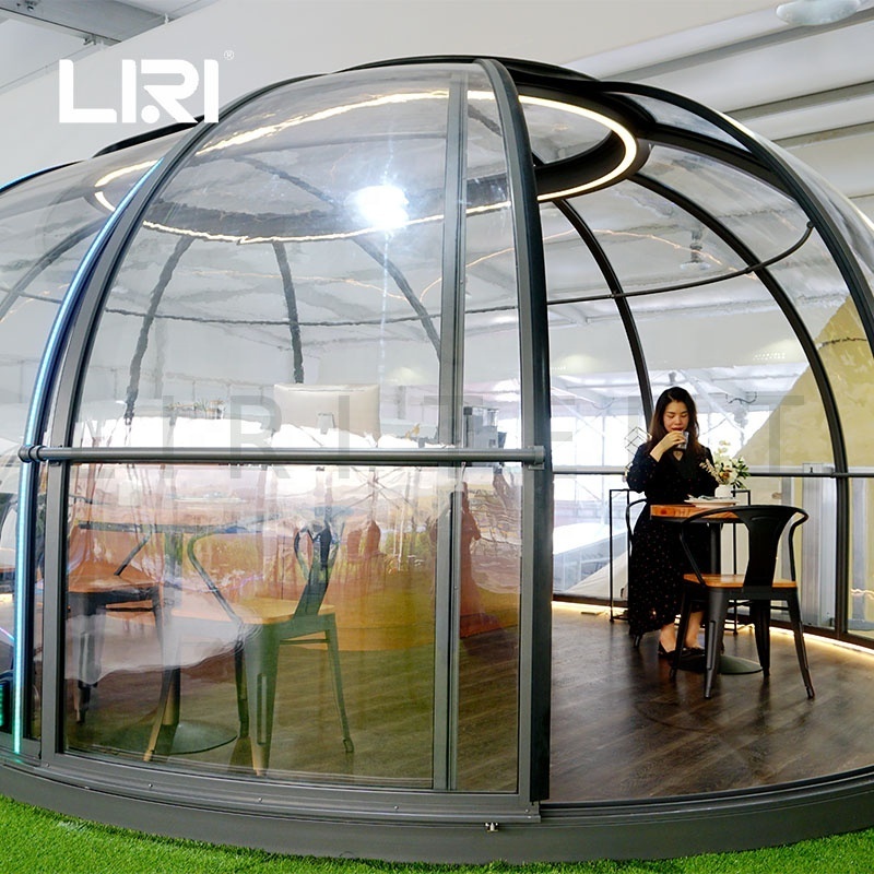 New Outdoor Clear Skylight PC Round Igloos Dome Bubble Tent for Coffee Shop