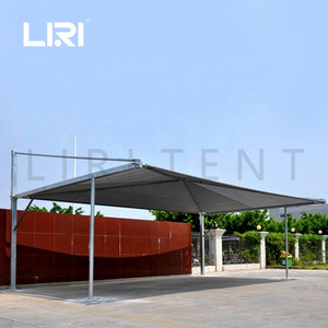 Aluminum Two Car Parking Tent / Outdoor Metal Car Shelter Canopy / Carport Tent for Sale