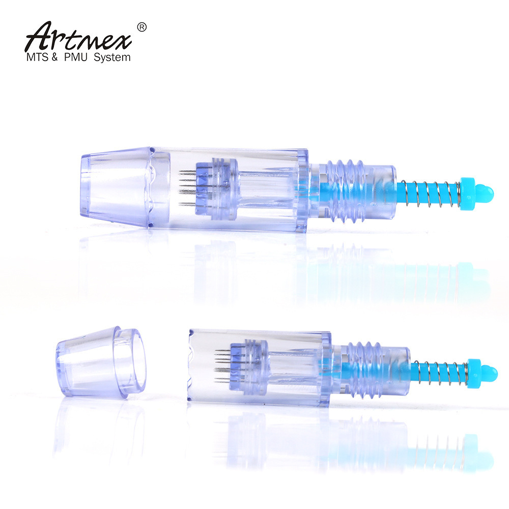 Artmex V3 V6 V8 V9 V11 Derma pen Disposable MTS Cartridge Needle Permanent Makeup Tattoo Cartridges Microneedle Care