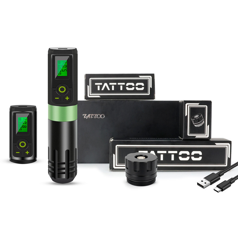 High Capacity 3.5MM Stoke Length Wireless Rechargeable Tattoo Machine Battery Pen for Body Art