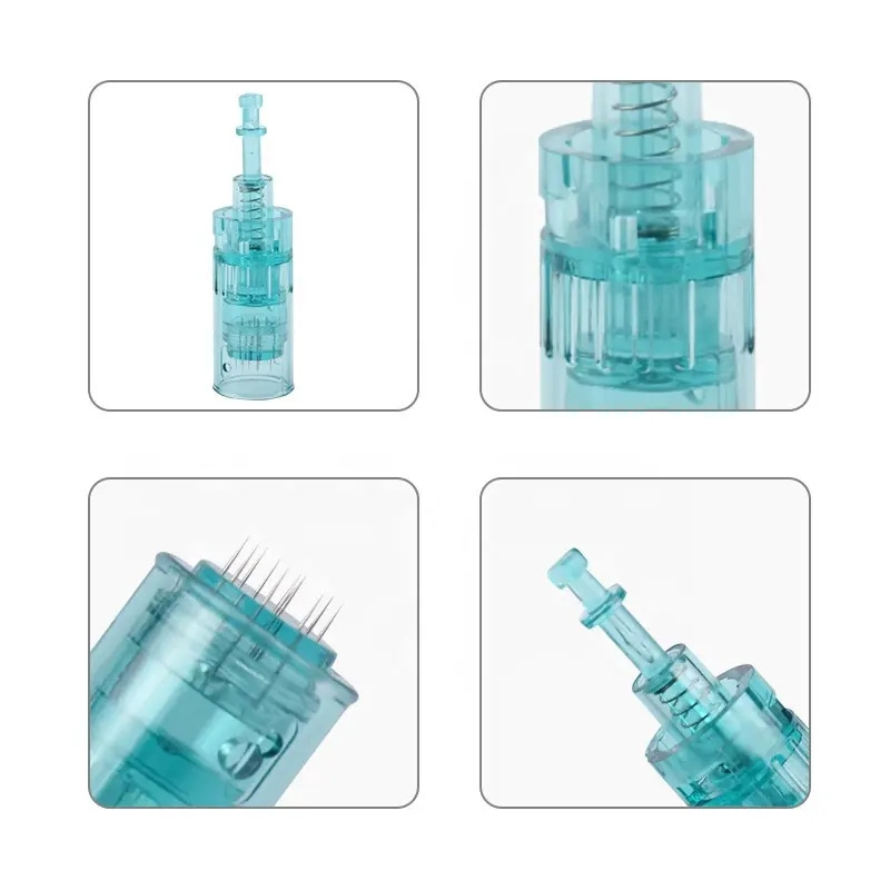 Derma Pen A6S Cartridge Bayonet 11/16/24/36/42/Nano Pins Microneedling Needles Dr Pen Needles Cartridge