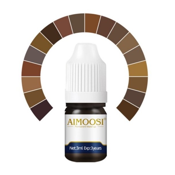 AIMOOSI 3ml Organic Microblade Micro Pigment Tattoo Microblading Paint Ink Permanent makeup Pigment