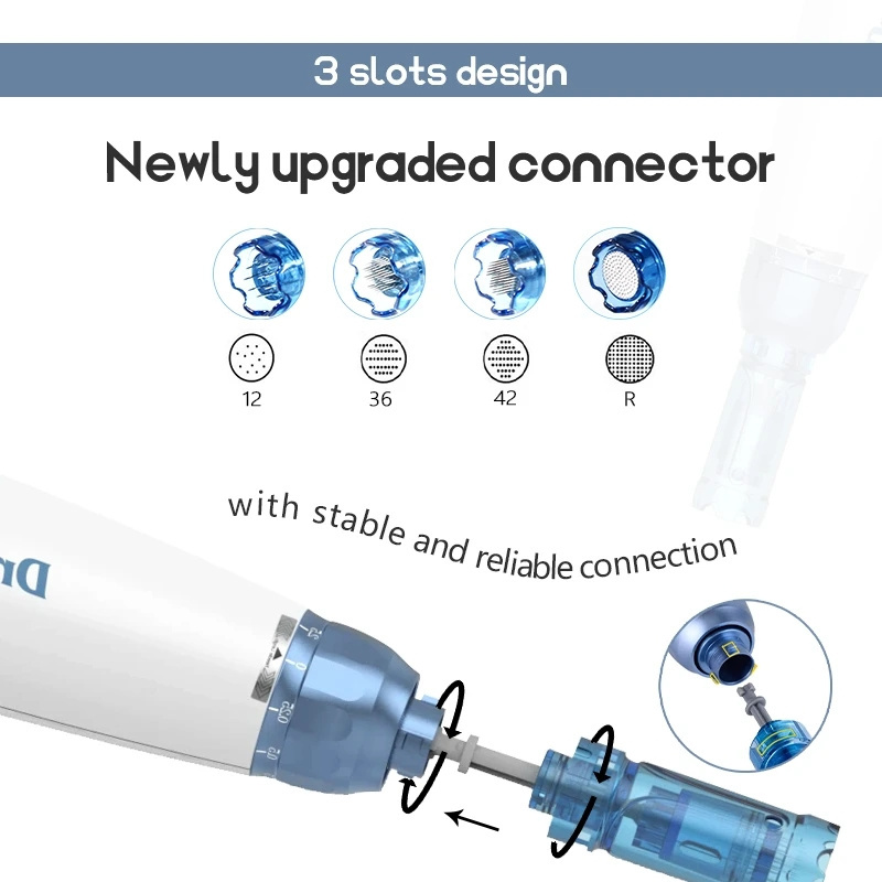 Derma Pen M8S/A8S/A9 needles cartridge 12/18/24/36/42/Nano pins  Latest Anti-backflow Dr pen microneedling needles