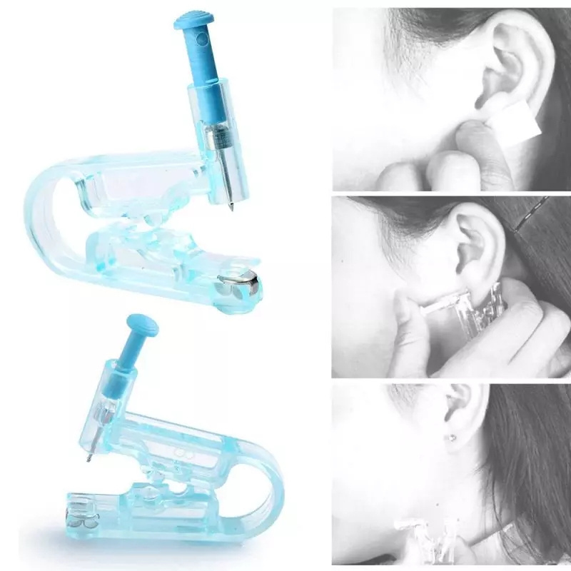 Disposable Sterilized Ear Piercing Gun No Pain Ear Stud Piercer Tool Ear Piercing Kit Body piercing