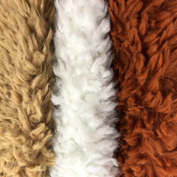 Long Hair High Pile Sherpa Fleece Plush Fabric For Garment Lamb wool    Imitation of cashmere