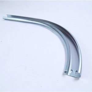 Sectional garage door accessories 1.5mm, 2.0mm  Thickness garage door Curved / Vertical track