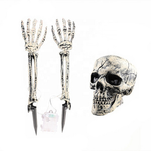 2023 Hot Sale Halloween Led Skeleton Floor Lights Horror Atmosphere Halloween Garden Yard Decorations Lights