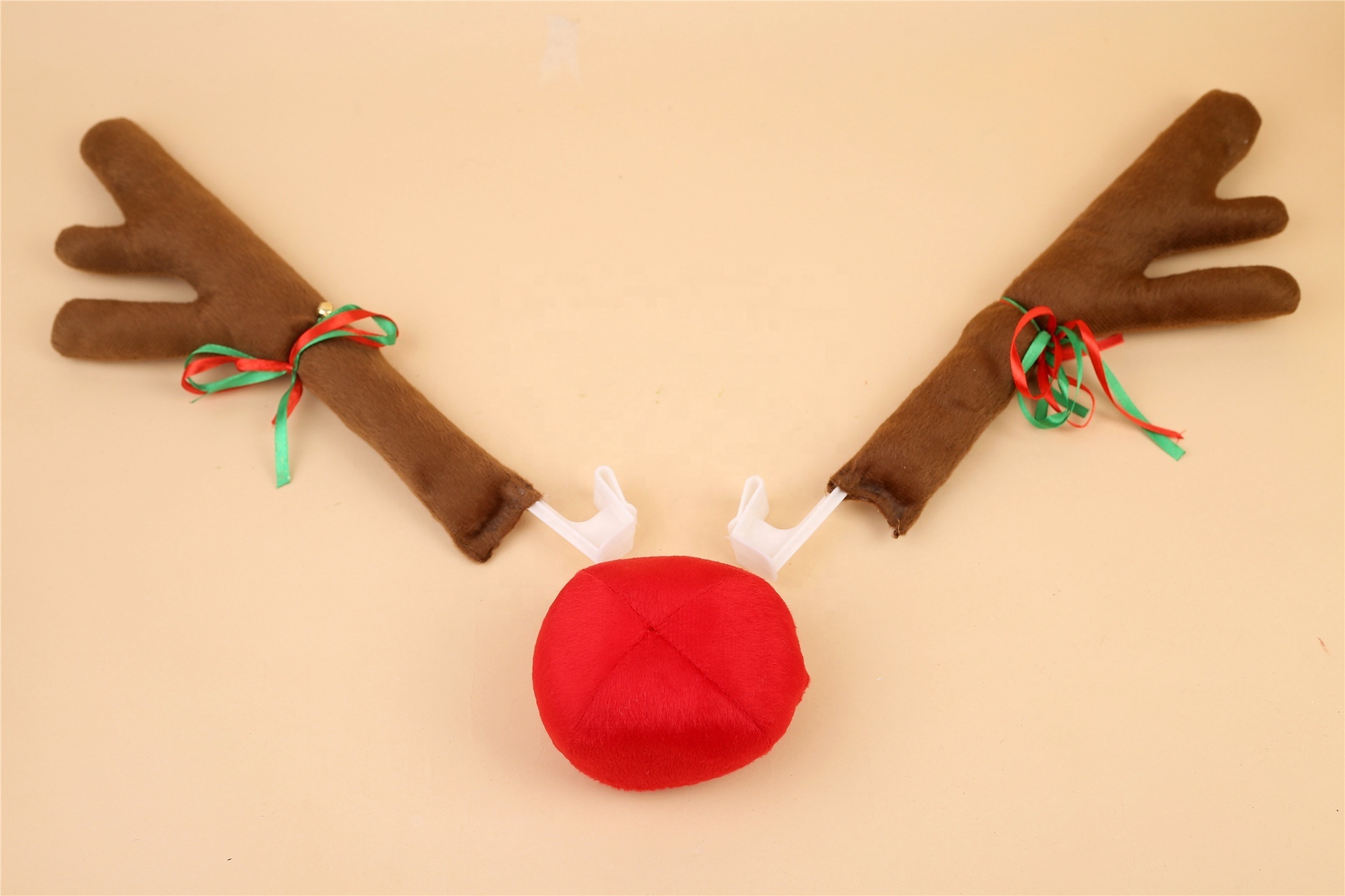 Wholesale Factory Hot Selling Christmas Car Decoration Reindeer Car Antlers Christmas Car Decoration