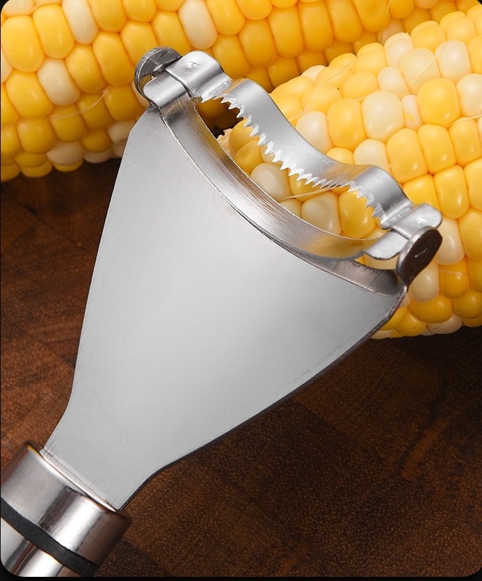 Corn Shaver Peeler Maize Planing Sheller Thresher Kitchen Tools Stainless Steel Corn Stripper Cutter