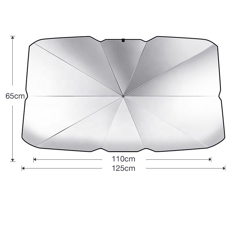 Car Windshield Sun Shade Sun Visor Protector Blocks UV Rays Car Front Window Umbrella Sunshade