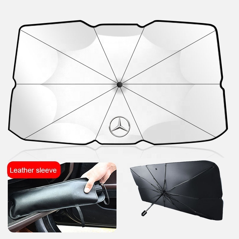 Car Windshield Sun Shade Sun Visor Protector Blocks UV Rays Car Front Window Umbrella Sunshade