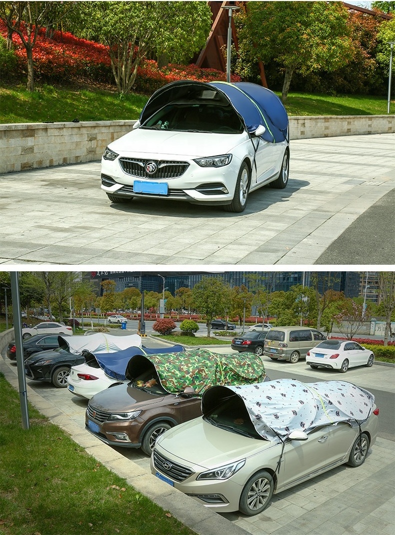 Hot Sale foldable Protector Sun Shade Sunshade Block Heat UV Windscreen Custom Print Umbrella Car Tent Cover