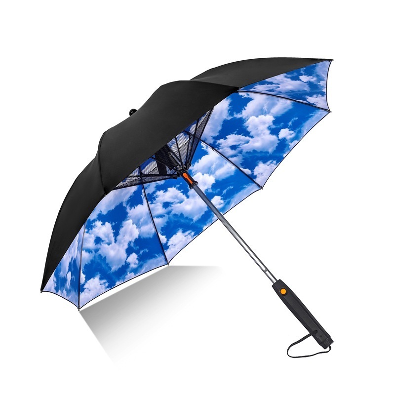 Cooling Air Fan Umbrella Mist Customized Umbrella with Built-In Fan And Water Spray