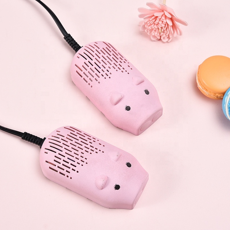 Wholesale Creative Cute Pig Quick-drying Electric Shoe Dryer and Deodorizer Odor Eliminator