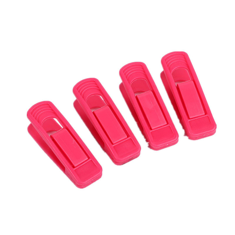 Strong Finger Clips Non Slip Colored Clothes Velvet Hangers Clip Non-slip Plastic Clothes Pegs