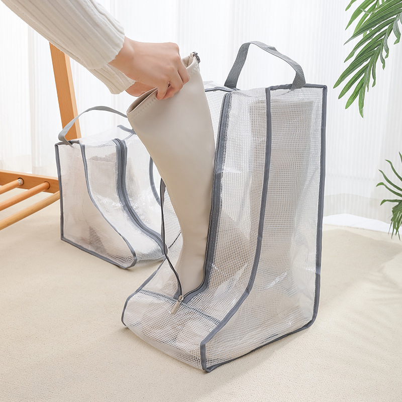 Dust-proof Shoes Organizer Zipper Pouch Travel Shoes Boots Protection Storage Holder Bag Closet Organizer Bag