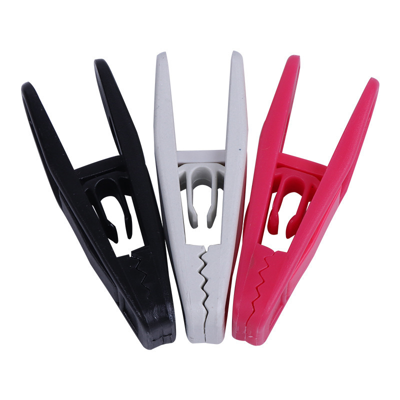 Strong Finger Clips Non Slip Colored Clothes Velvet Hangers Clip Non-slip Plastic Clothes Pegs