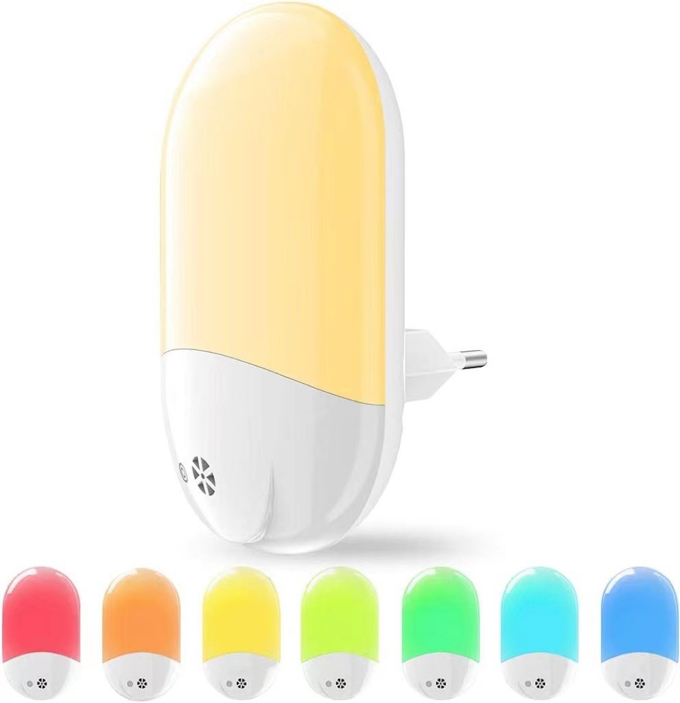 LED Night Lamp with Dusk to Dawn Sensor for for Baby Room Bedroom Hallway Plug-in Night Light Motion Sensor Bulb Lamp for Kids