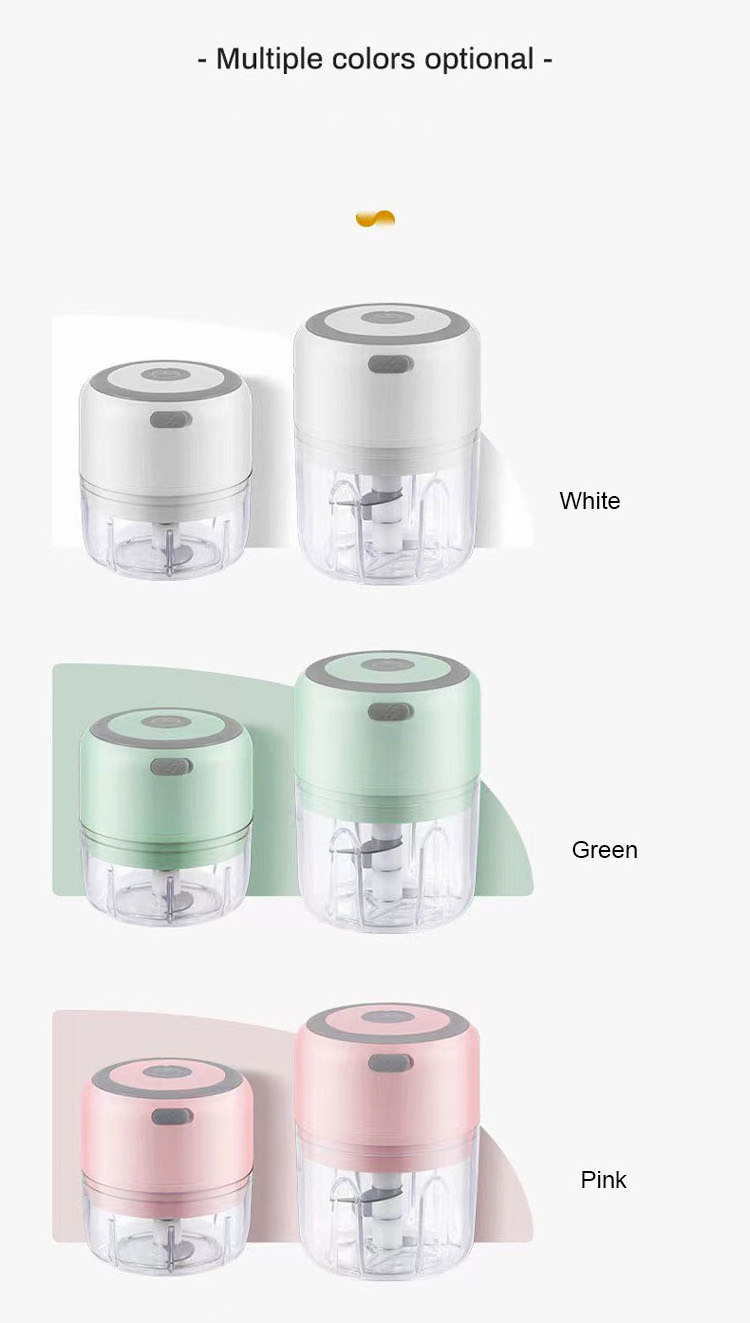 multi-function processor electric mini food garlic vegetable chopper ginger crusher presses for nut meat fruit onion chopper