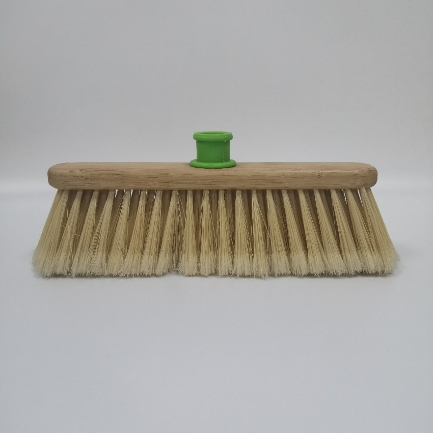 high quality low price wood household broom head  floor sweeping brush brooms with soft bristle broom parts attachment