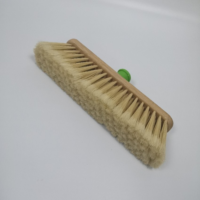 high quality low price wood household broom head  floor sweeping brush brooms with soft bristle broom parts attachment