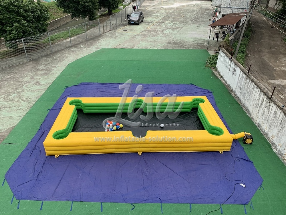 Mesa Inflatable Pool Table Soccer Football Field Exciting Snooker Game for Sale