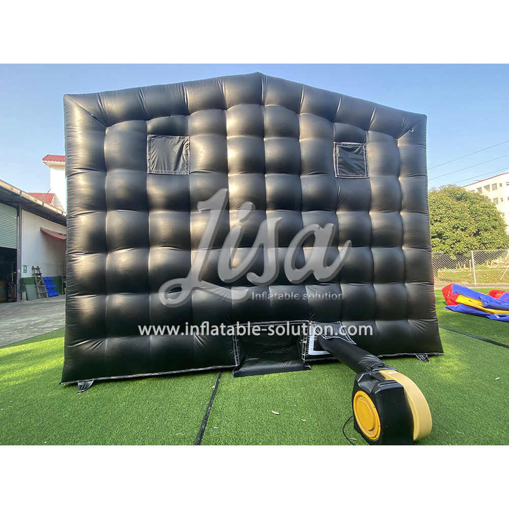 Customized Size Air Inflatable Tent Waterproof Black Inflatable Nightclub Blow Up Party Tent For Sale