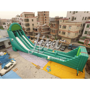 Challenging Flying Rope Water Slip and Slide Giant Adult Inflatable Slide