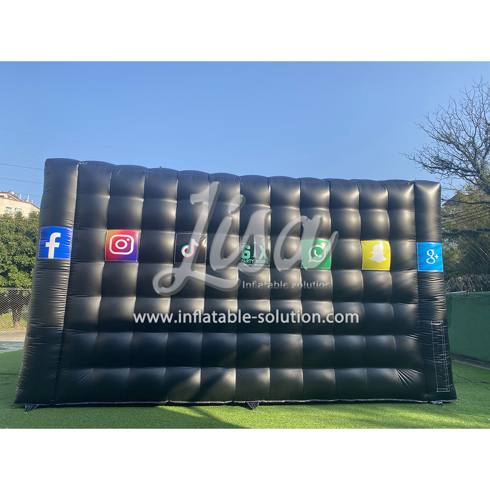 Customized Size Air Inflatable Tent Waterproof Black Inflatable Nightclub Blow Up Party Tent For Sale