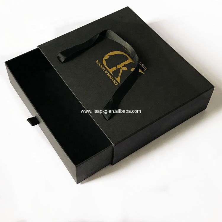 Custom Logo Extension Hair Packaging Drawer Box For 4 Bundles Of Hair Packaging