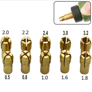 10pcs Copper 0.5-3.2mm Drill Chuck Electric Grinding Fitting Three Claw Copper material Chucks