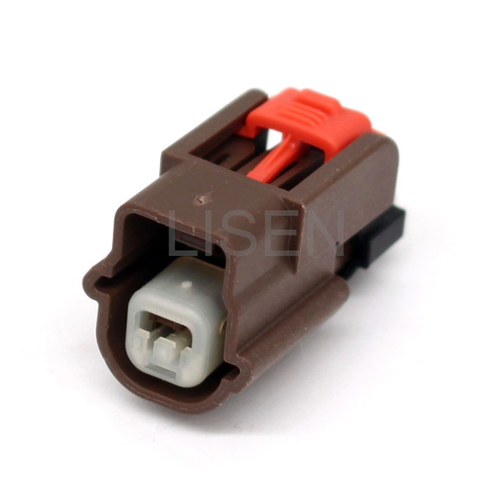 54390241 Aptiv Brown 2 Pin Female PA66 GF35 Auto Electrical Connectors