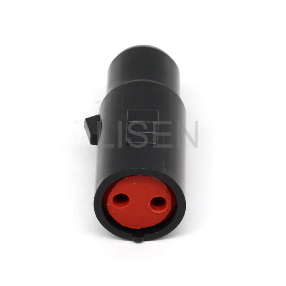 MG610164-5 Automotive Electrical KET Black Female Waterproof 2 Pin Cable Connector