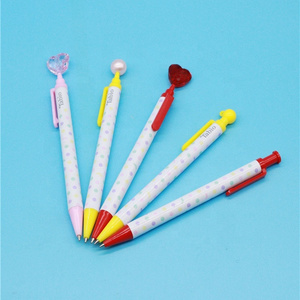 Japanese and Korean stationery cute Plastic mechanical pencil with full color printing for students