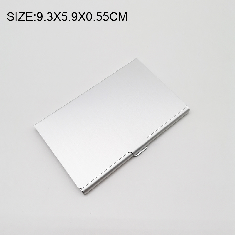 Wholesale Promotional Cheap Metal Anodizing Card Case Bank Credit Cards Aluminum Business Card Holder