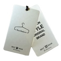 Recycled Jewelry Seals Logo Garment Paper Bags Price Custom Swing Label Hang Clothes Tag Clothing Tags