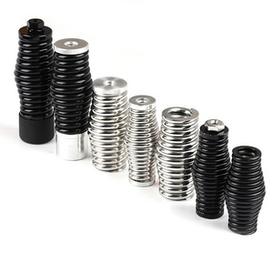 Supply machined stainless steel cylindrical coil springs large diameter compression springs off-road vehicle antenna springs