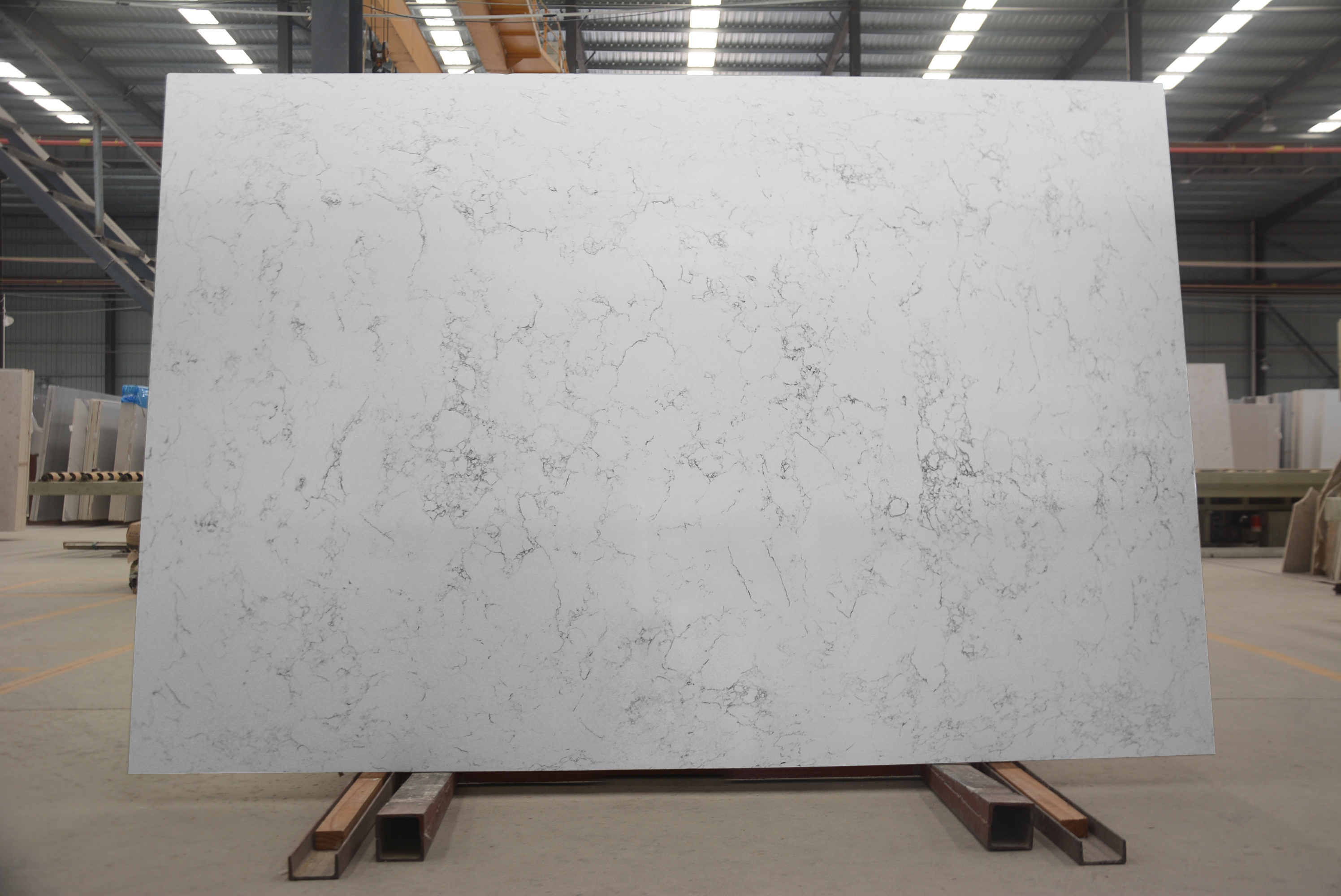 Full body polished surface indoor cut to custom size artificial marble windowsill