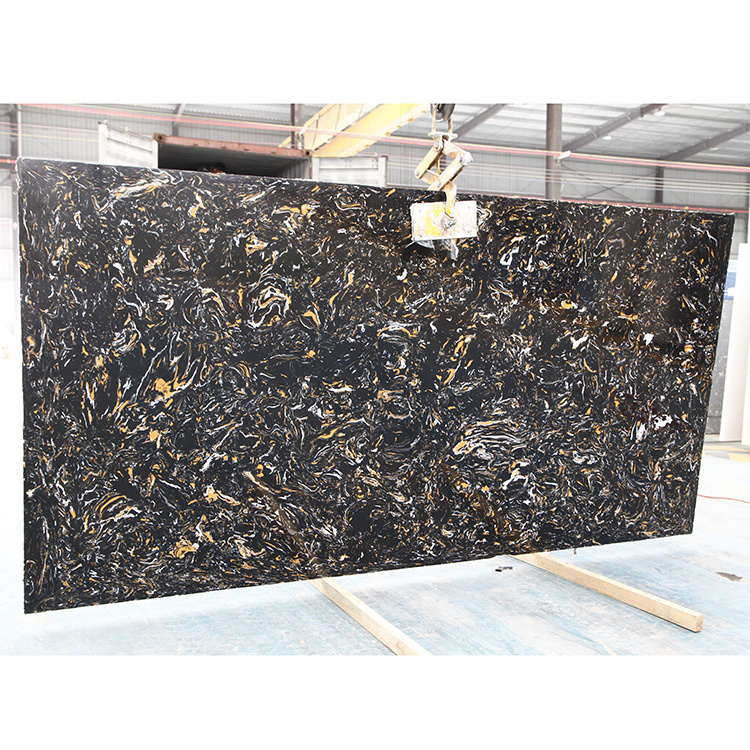 Indian Black Granite Sandstone Mosaic Tile Floor Design Pictures White Marble Plates