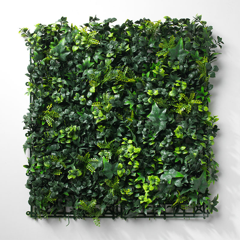 Wholesale 3D simulation shrubs vertical artificial grass wall greenery hedge panel backdrop for garden home decorations