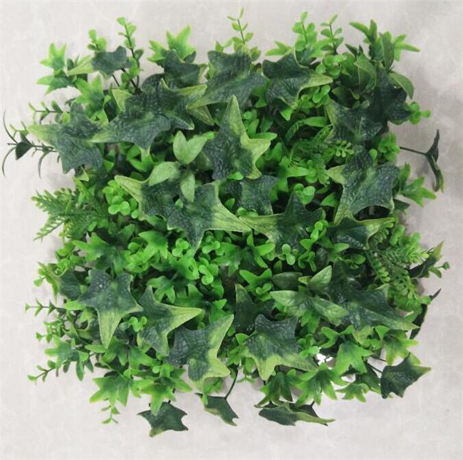 Wholesale 3D simulation shrubs vertical artificial grass wall greenery hedge panel backdrop for garden home decorations