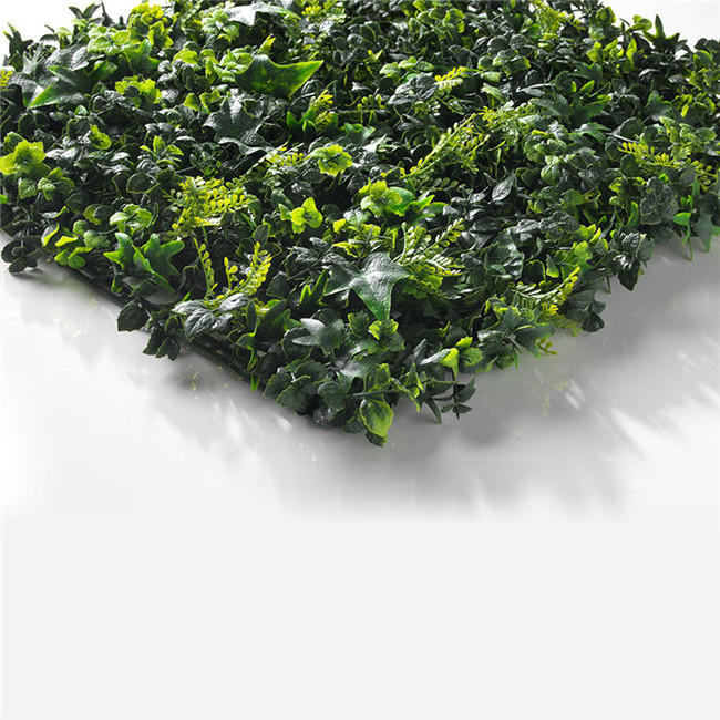 Wholesale 3D simulation shrubs vertical artificial grass wall greenery hedge panel backdrop for garden home decorations