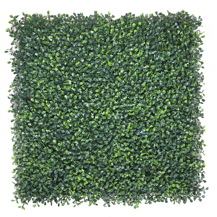 Garden New Decoration Green Plastic Artificial Grass Mat For Boxwood Fence Panels Artificial Grass Boxwood wall for Weeding