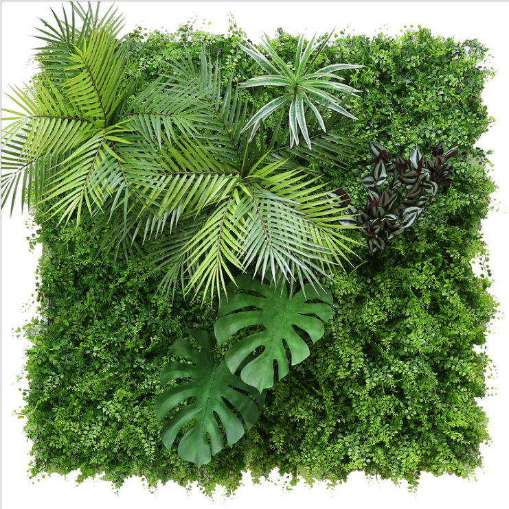 Garden Boxwood Hedge artificial vegetal living garden wall Green Foliage Panel Plant Grass for Wall outdoor fake wall plants