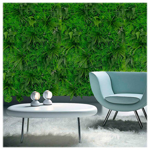 wall mounted outdoor panels artificial hedge fence backdrop grass wall background with flowers